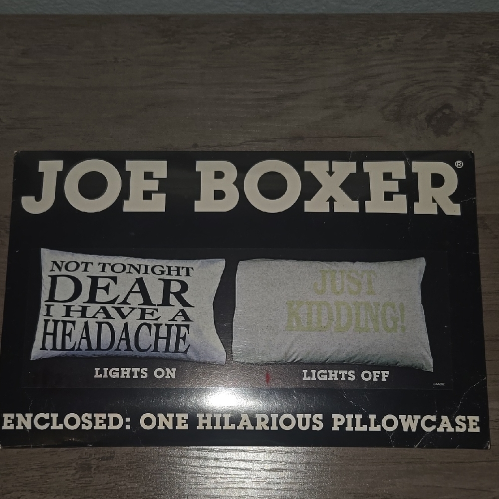 Joe Boxer Hilarious Pillowcase
